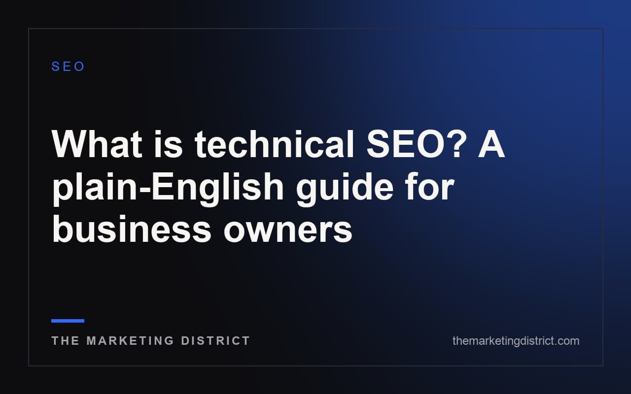 Illustration for What is technical SEO? A plain-English guide for business owners